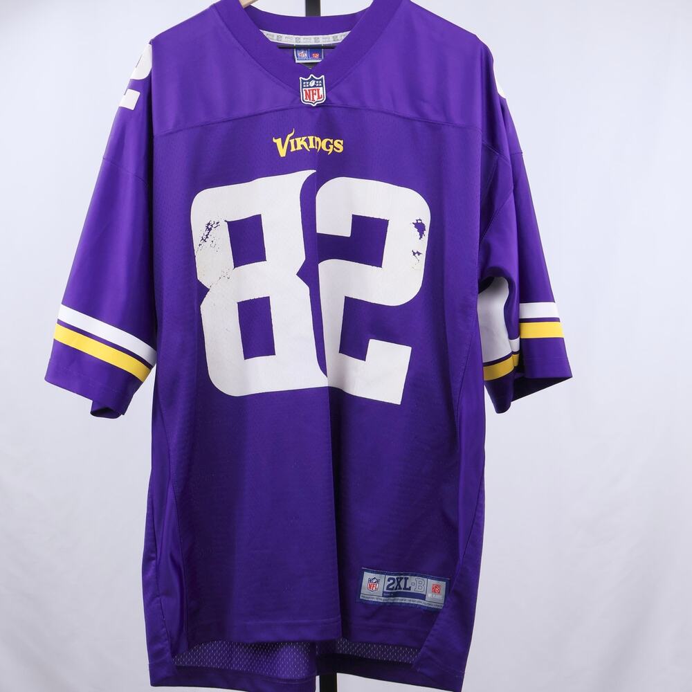 NFL Pro Line Kyle Rudolph 82 Minnesota Vikings Jersey Purple Men's Size 2XL